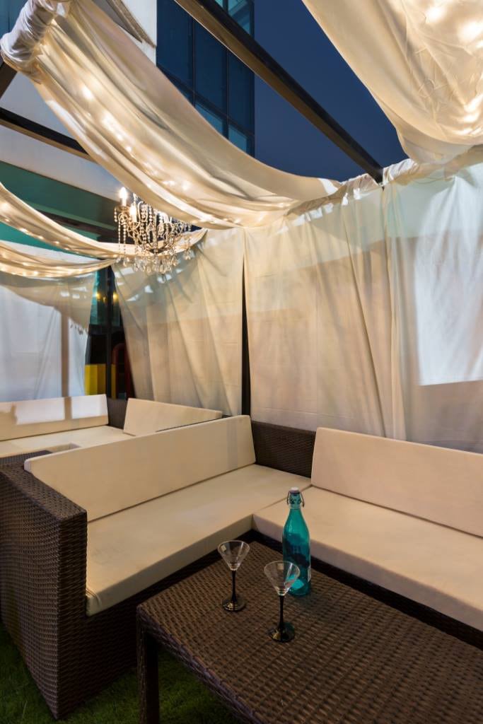 White Cafe Space by Namah Design Studio | Interior Design Photos & Ideas