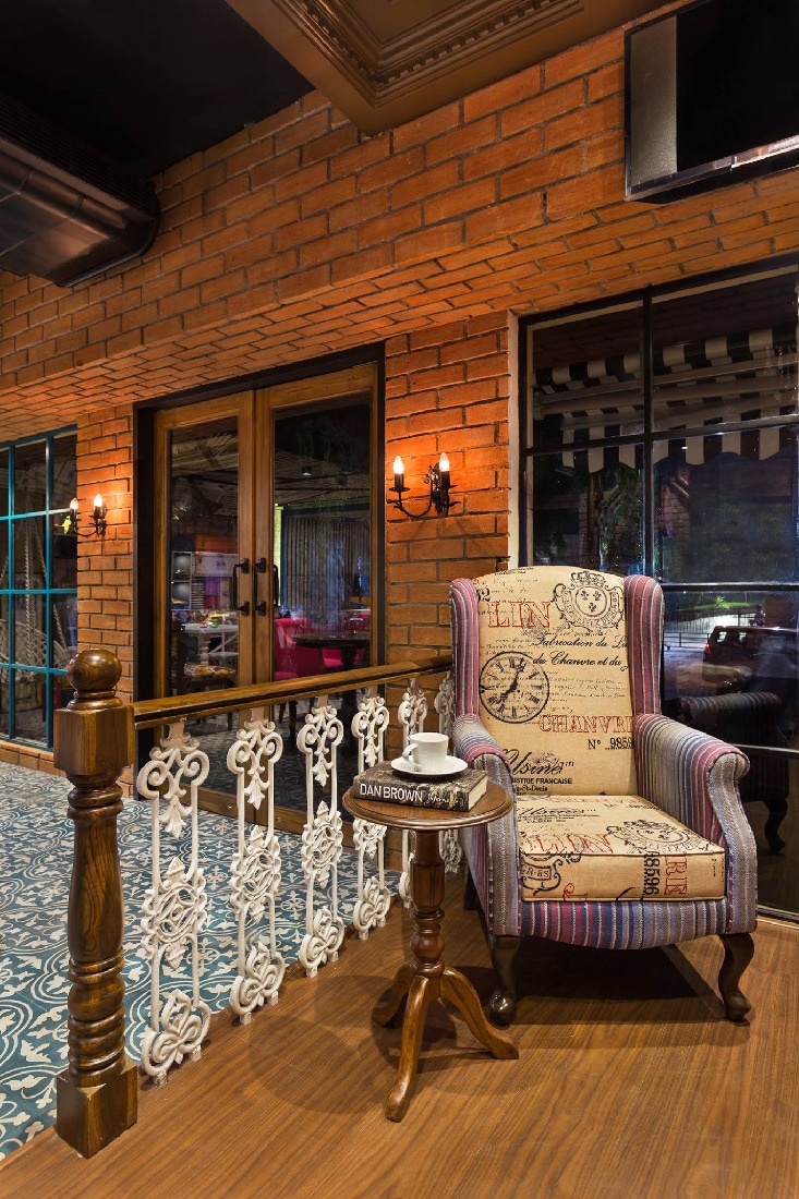 Retro Style Cafe Space by Namah Design Studio | Interior Design Photos & Ideas