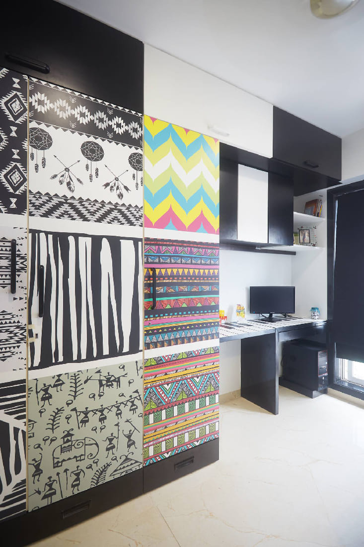 Aztec Style Study Room by Namah Design Studio
