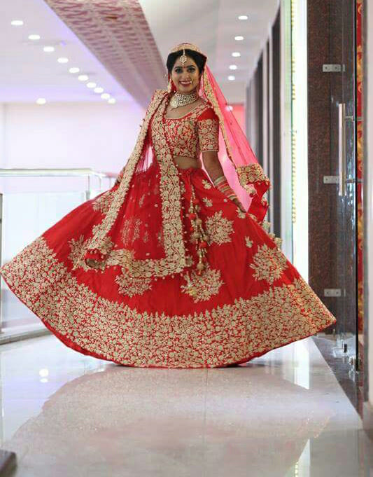 Bride wearing red bridal lehenga by Bunker Bowy Photography Wedding-photography | Weddings Photos & Ideas