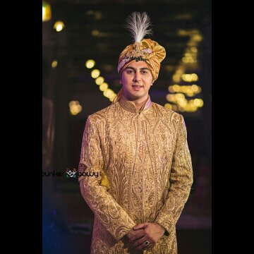 Golden attire of groom! by Bunker Bowy Photography Wedding-photography | Weddings Photos & Ideas