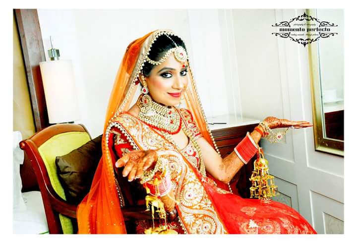 Red And Golden Kundan Bridal Set by Preeti Sharma Wedding-photography Bridal-jewellery-and-accessories Bridal-makeup | Weddings Photos & Ideas