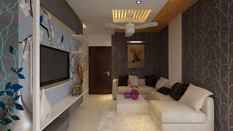 Beige Sofa Sets In Spacious Living Room by Star Design Living-room Contemporary | Interior Design Photos & Ideas