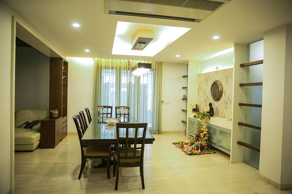 Beautiful Dining Room by DesignStory Dining-room Minimalistic | Interior Design Photos & Ideas