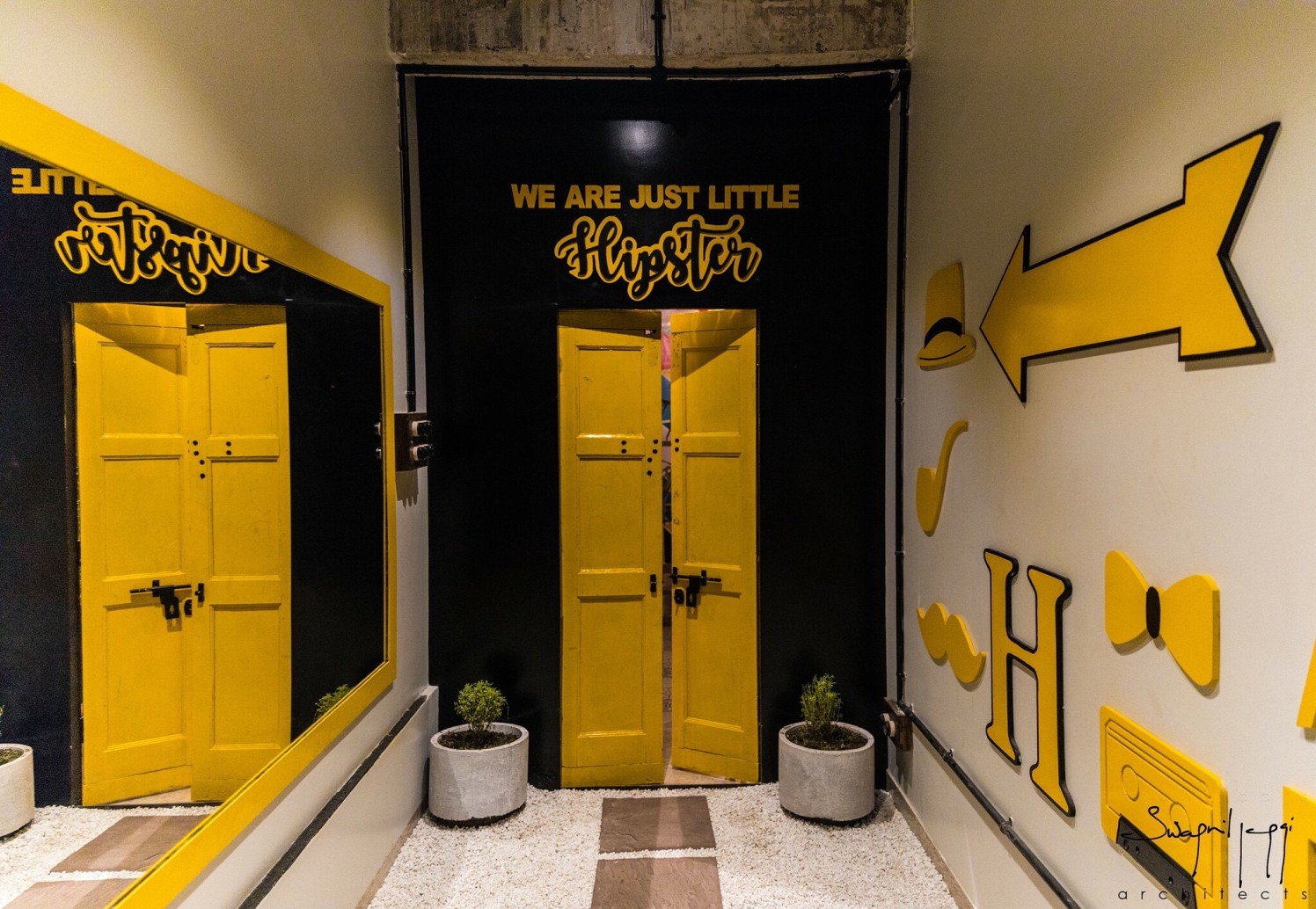 Black & Yellow by Interiors Contemporary | Interior Design Photos & Ideas