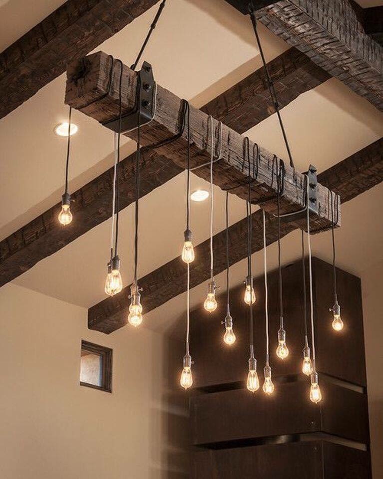 Falling Bulbs by Interiors Living-room Contemporary | Interior Design Photos & Ideas
