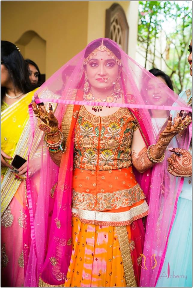 Pink veil by Photo Alchemy Wedding-photography | Weddings Photos & Ideas