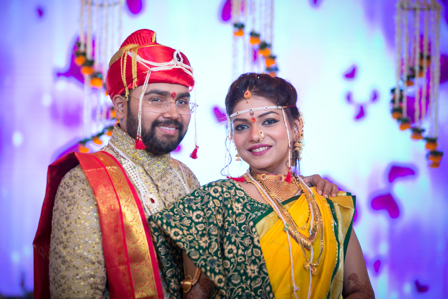 Elegant couple happy together by Shobha Dhillon Wedding-photography | Weddings Photos & Ideas