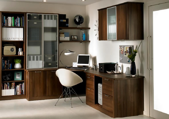Black Cherry Study Table With Book Shelf by Jyoti Yadav Bedroom Modern | Interior Design Photos & Ideas