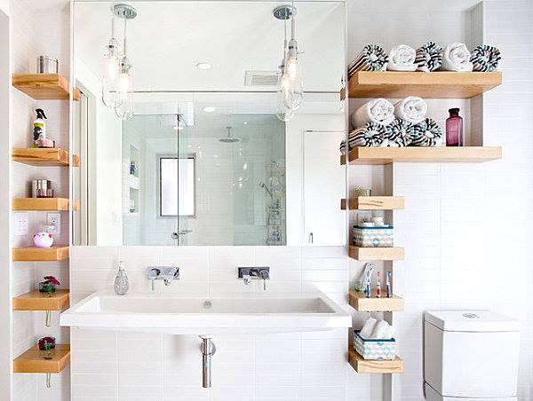 Splashed White Bathroom by Jyoti Yadav Bathroom Modern | Interior Design Photos & Ideas