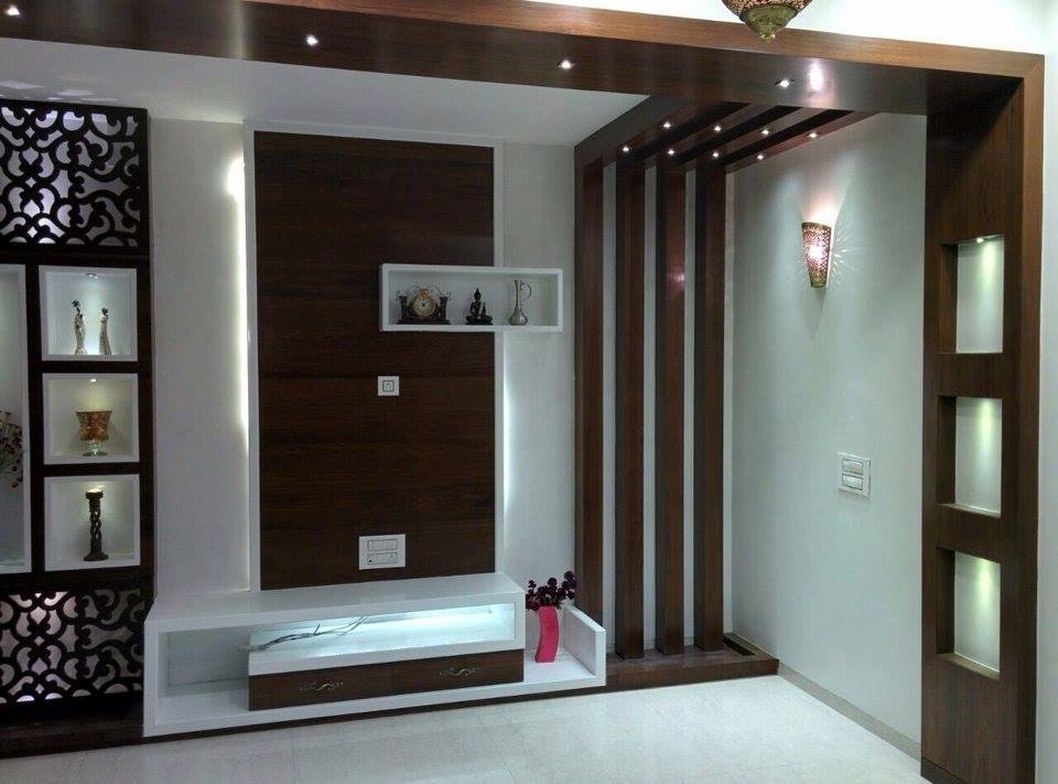 Modern TV Cum Display Unit by Misaki Atelier Living-room Modern | Interior Design Photos & Ideas