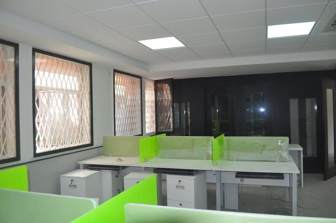 Open Office Space by Misaki Atelier Modern | Interior Design Photos & Ideas