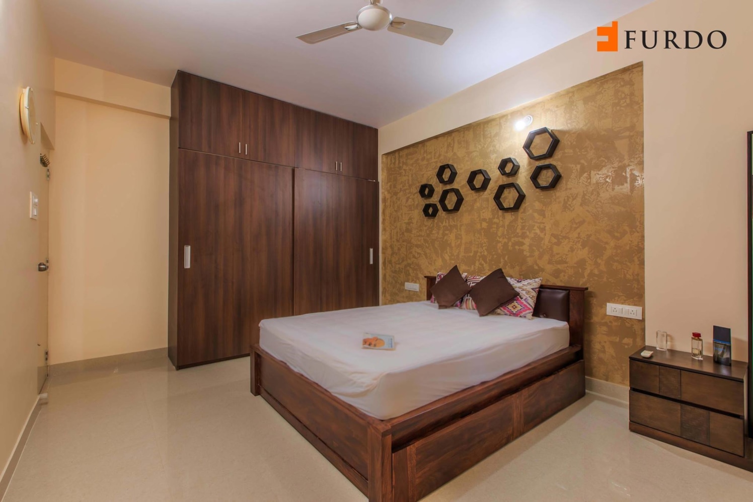 The Master Bedroom With Wall Art by Furdo.com Bedroom Modern | Interior Design Photos & Ideas