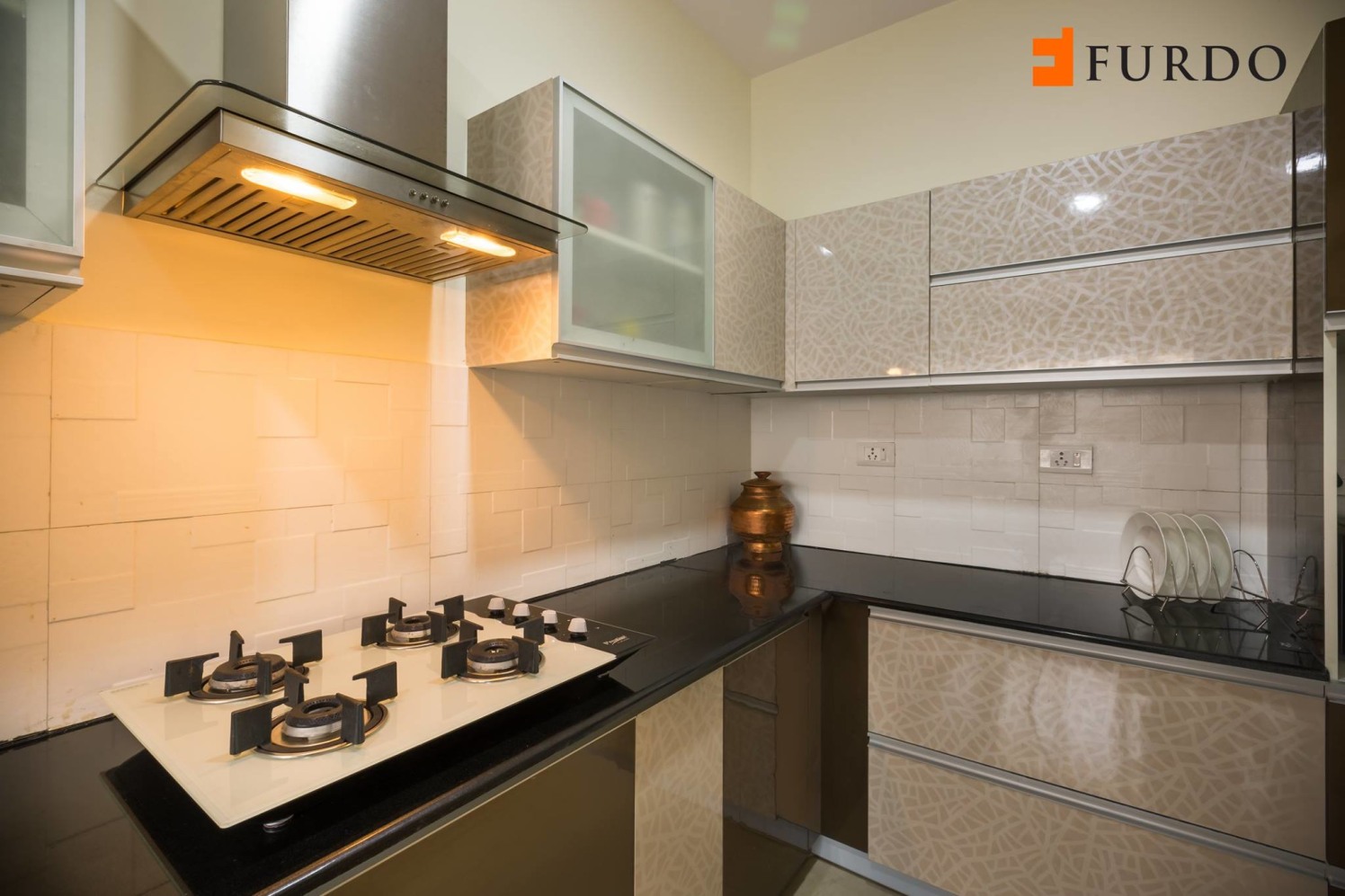 Kitchen With Modular Cabinets by Furdo.com Modular-kitchen Modern | Interior Design Photos & Ideas