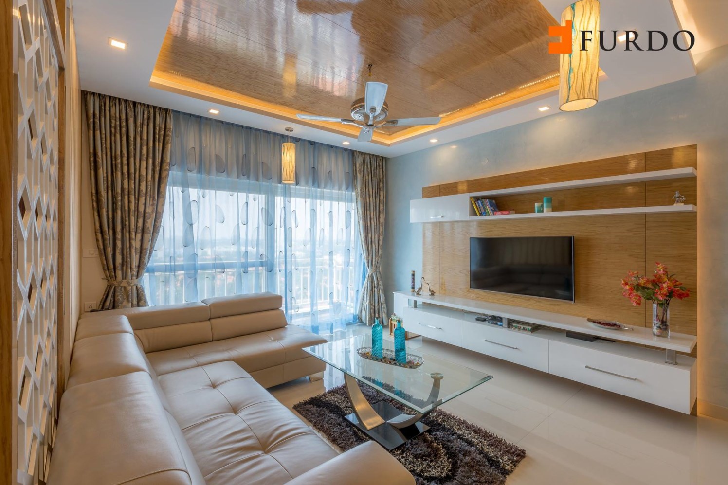 Living Room WIth Bulky Furniture by Furdo.com Living-room Contemporary | Interior Design Photos & Ideas
