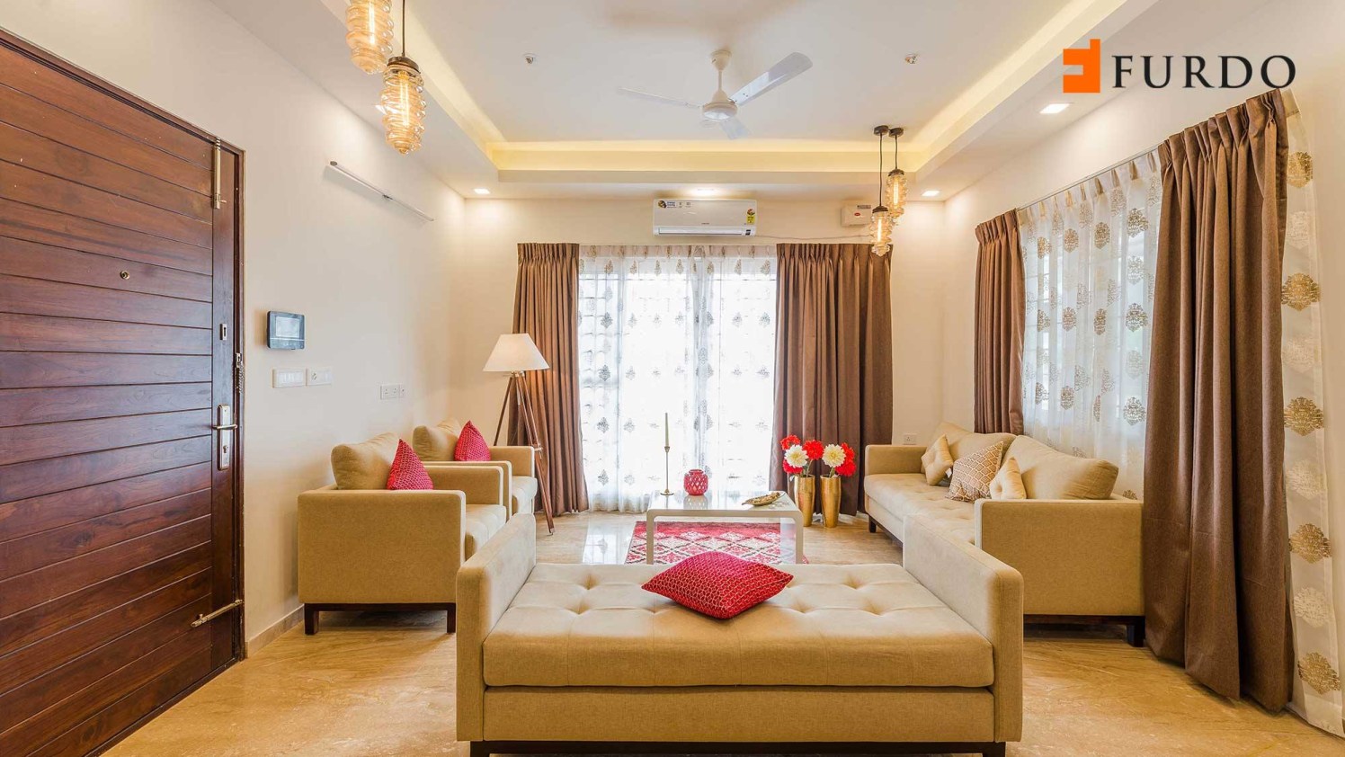 Living Room With Bulky Furniture by Furdo.com Living-room Contemporary | Interior Design Photos & Ideas
