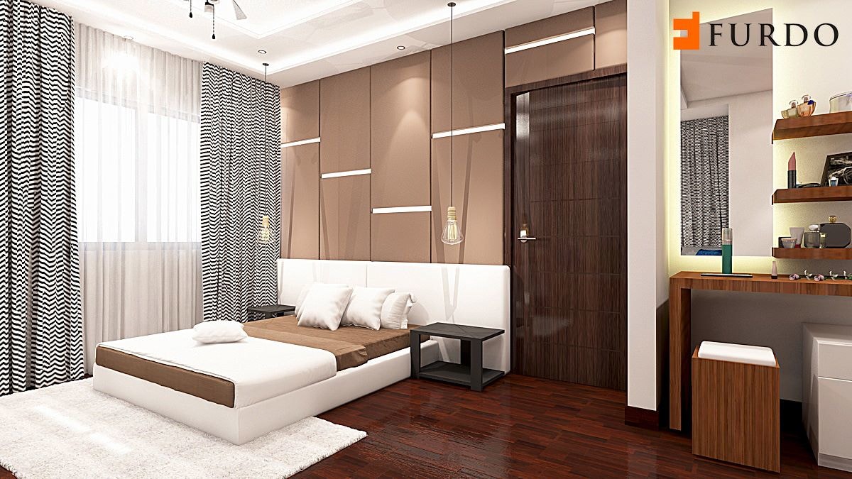 Bedroom With Wooden Flooring by Furdo.com Bedroom Modern | Interior Design Photos & Ideas