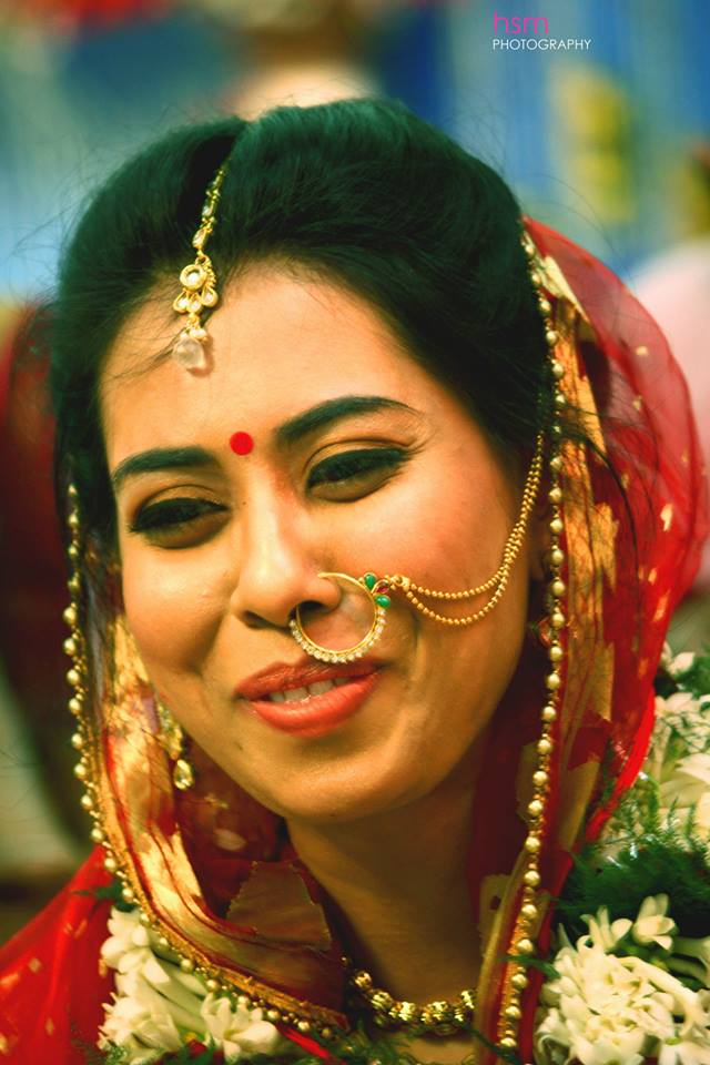 Smiling Bride on her Wedding Day ! by HSM Photography Wedding-photography Bridal-jewellery-and-accessories Bridal-makeup | Weddings Photos & Ideas
