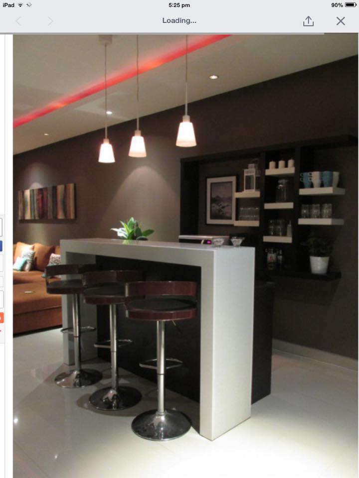 Modern Home Bar by Infurn Designs Indoor-spaces Modern | Interior Design Photos & Ideas