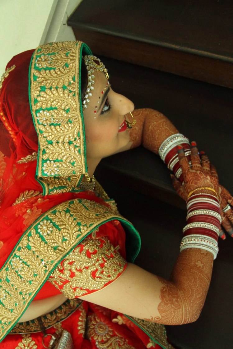 Crimson shades of bridal outfit by Heena Video Wedding-photography | Weddings Photos & Ideas