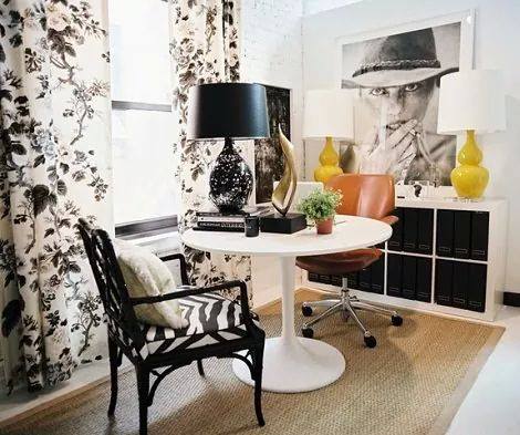 Dining Room With Monochromatic Dining Table by HOC Designarch Dining-room Contemporary | Interior Design Photos & Ideas