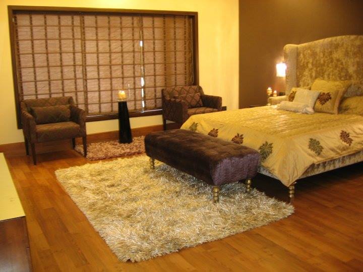 Royal Bedroom With Cream Fringe Carpet by HOC Designarch Bedroom | Interior Design Photos & Ideas