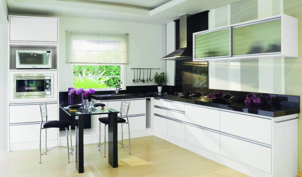 Elsa L Shaped Modular Kitchen by Swastik Interiors Modular-kitchen Modern | Interior Design Photos & Ideas