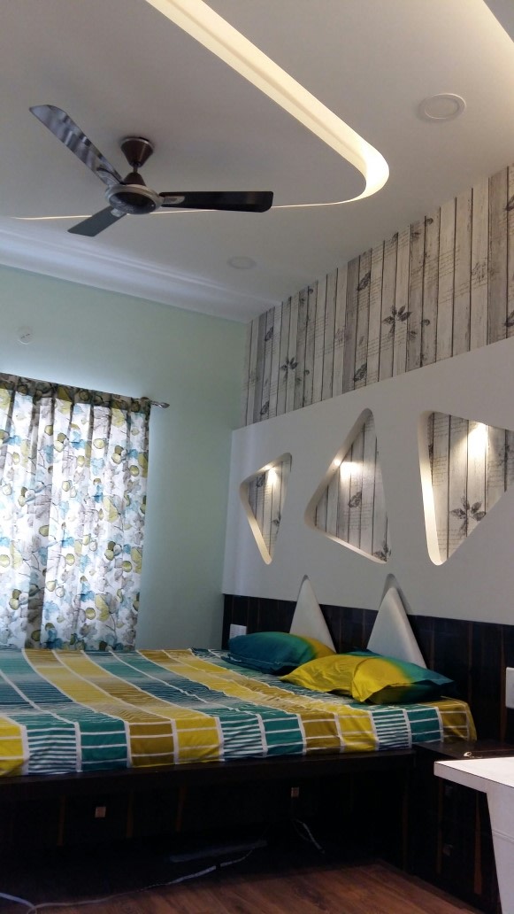shapes in room by Richa Jatale Modern | Interior Design Photos & Ideas