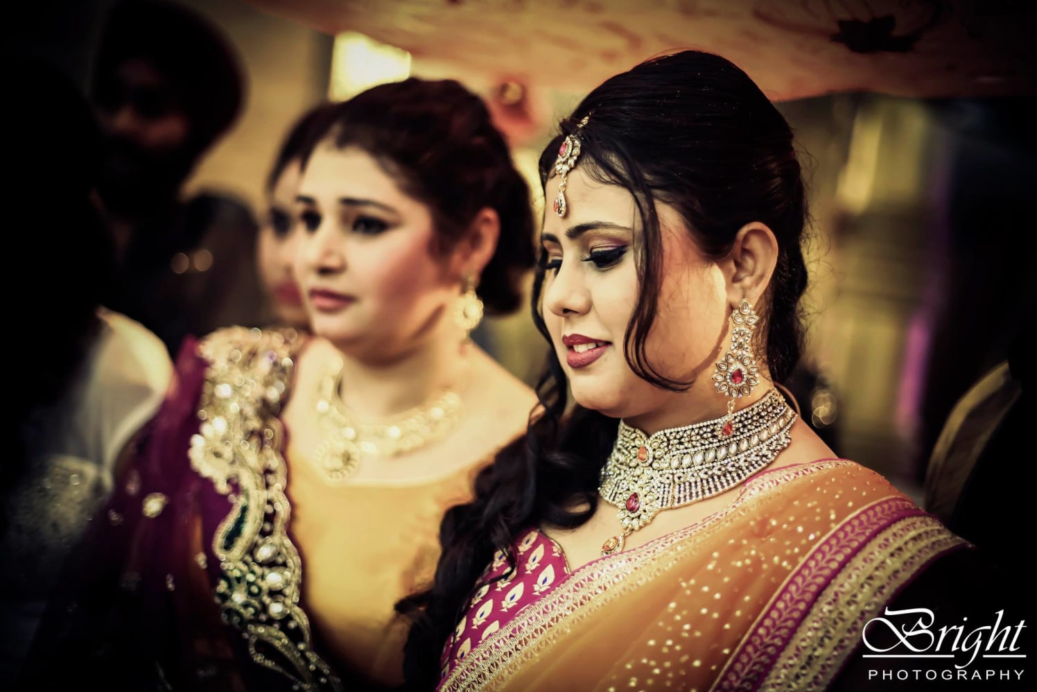 Bridal Bright Makeup And Diamond Accessories by Gitesh Dhawan Wedding-photography | Weddings Photos & Ideas