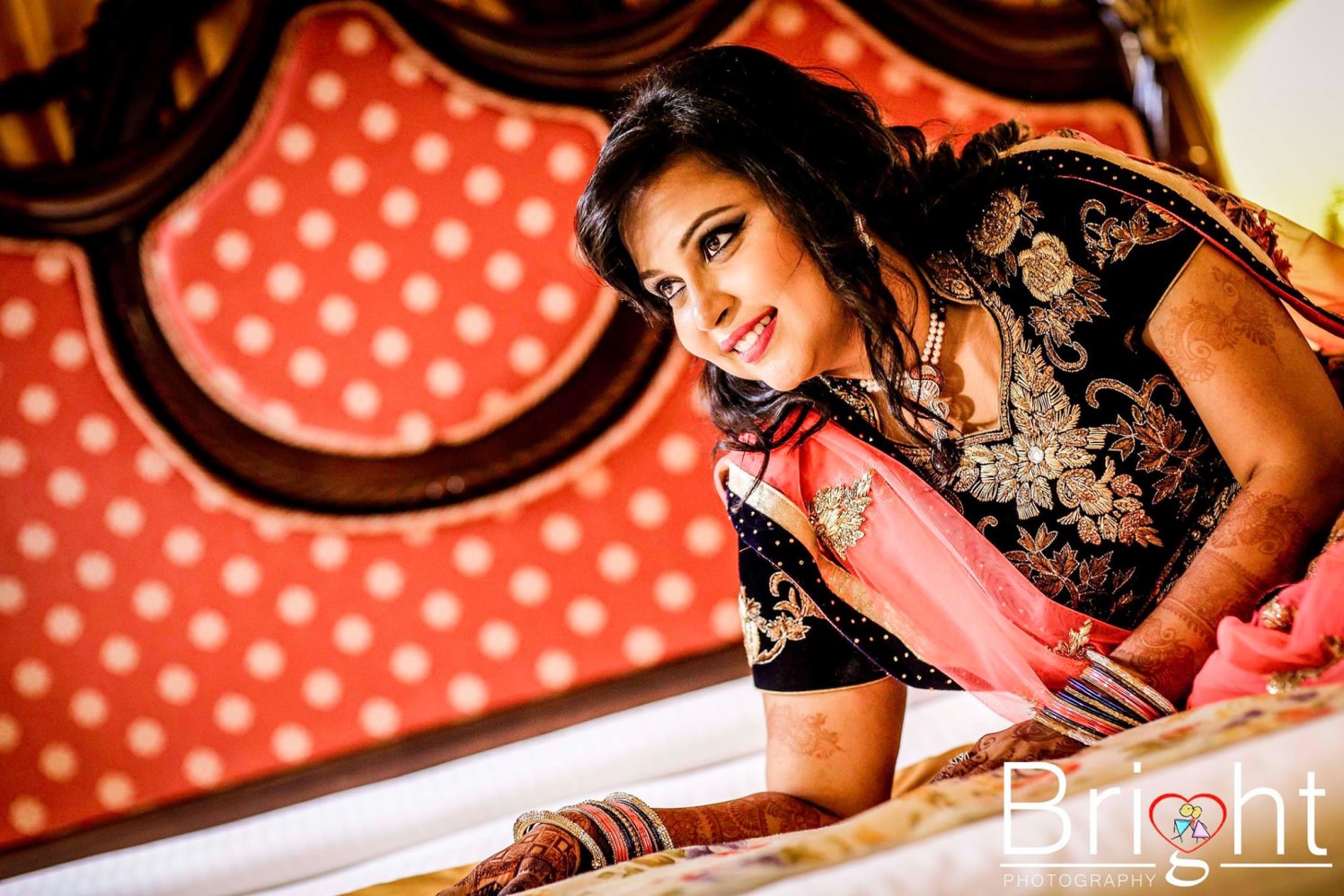 Bride In Black And Pink by Gitesh Dhawan Wedding-photography | Weddings Photos & Ideas