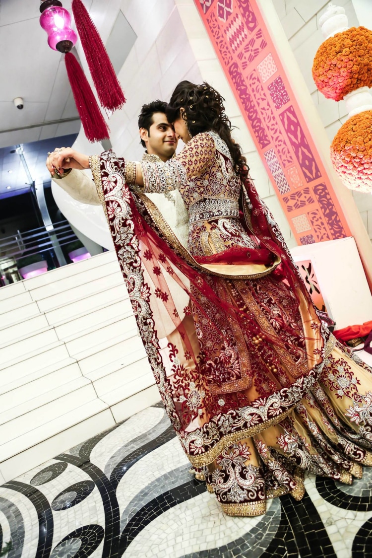 Dancing Shot Of Bride And Groom by Gitesh Dhawan Wedding-photography | Weddings Photos & Ideas