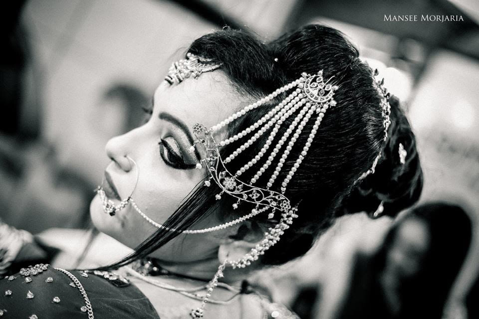 Black and white shades of bride by Capture Memories Wedding-photography | Weddings Photos & Ideas