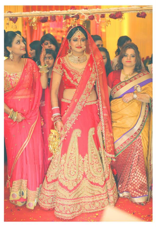 The enormous pink ghagra by DEV RAJ FILMS & PHOTOGRAPHY Wedding-photography | Weddings Photos & Ideas