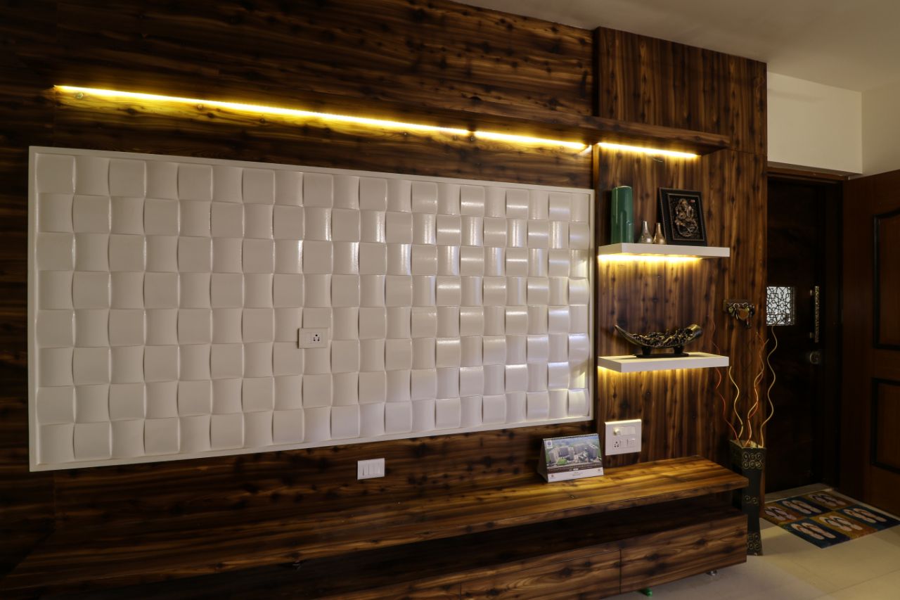 An Anamoly Background by Wood Works Club Living-room Modern | Interior Design Photos & Ideas