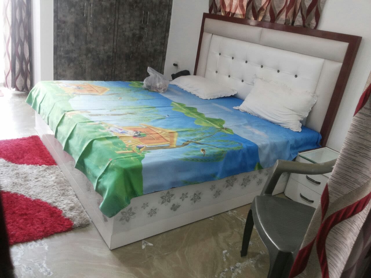Contemporary bedroom with marble flooring by Build Craft Associates Bedroom Contemporary | Interior Design Photos & Ideas
