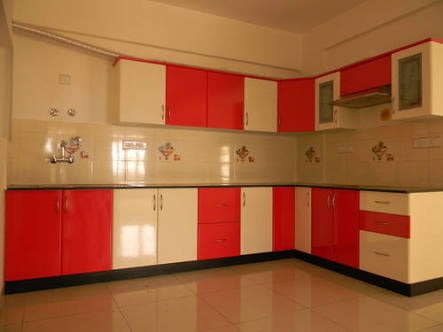 Modular l shaped kitchen by Build Craft Associates Modular-kitchen Modern | Interior Design Photos & Ideas