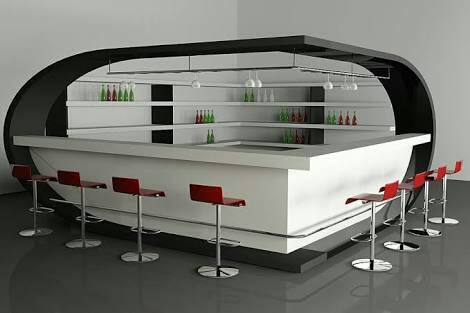 Modern home bar by Build Craft Associates Indoor-spaces Modern | Interior Design Photos & Ideas
