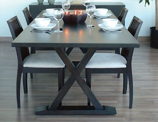 The Contrast Table With Wooden Flooring In Dining Room by Shishu Yadava Dining-room Modern | Interior Design Photos & Ideas