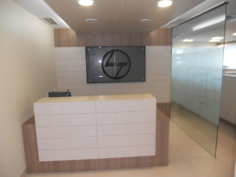 Office Reception Area by Spaces Talk Architecture Modern | Interior Design Photos & Ideas