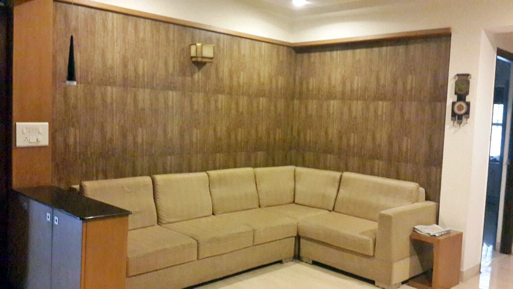 Living Room With Sectional Sofa by Madhumathi. J. Dharwar Living-room Contemporary | Interior Design Photos & Ideas