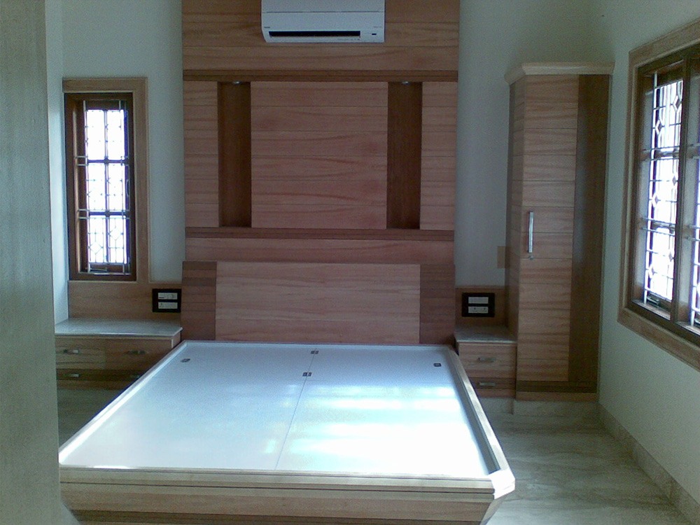 Wooden Bedroom Design. by Saikrupa Interiors Bedroom Modern | Interior Design Photos & Ideas