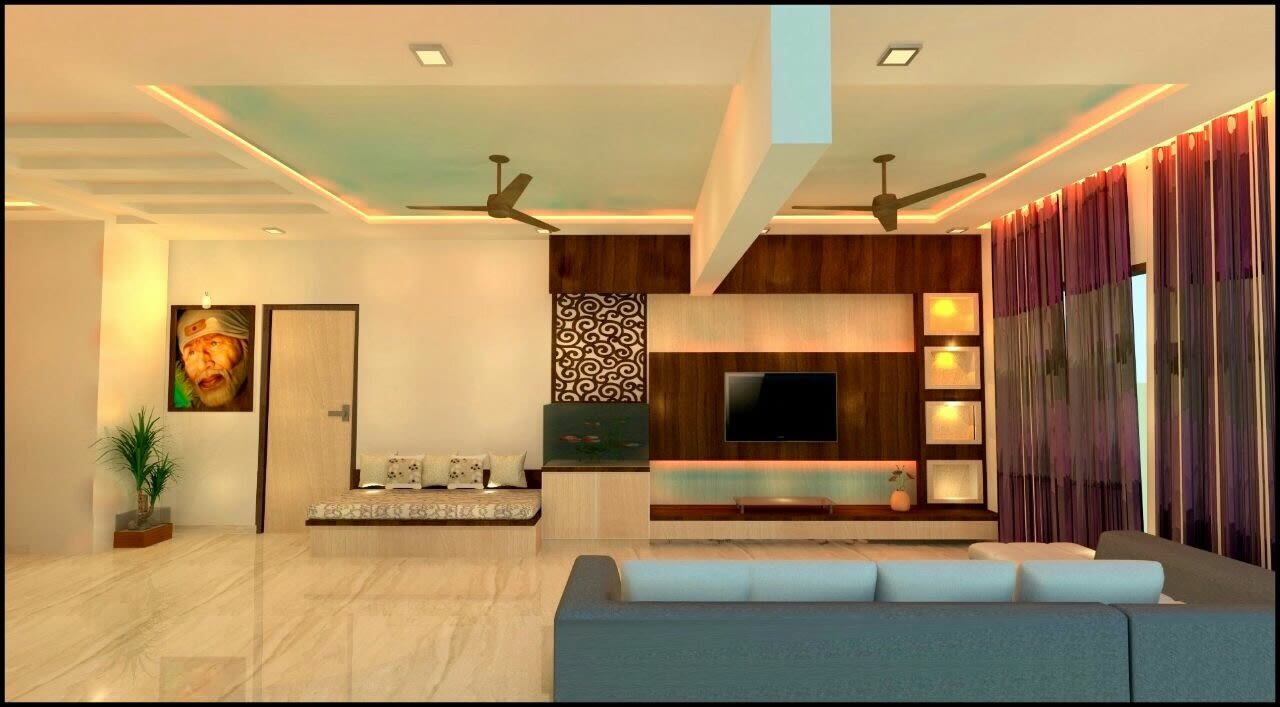 Cream and Coffee Theme Living Room by Amazing Home Living-room Modern | Interior Design Photos & Ideas