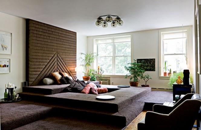 Master Bedroom With Soft Rug by Mohit Kumar Bedroom Contemporary | Interior Design Photos & Ideas