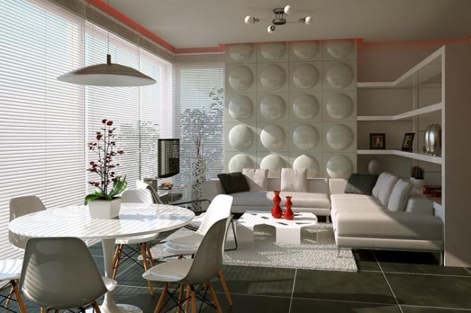 Living Room With Outdoor View by Mohit Kumar Living-room Modern | Interior Design Photos & Ideas