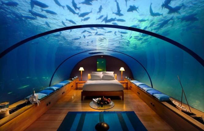 Aquatic Themed Bedroom With Wooden Floor by Mohit Kumar Bedroom Contemporary | Interior Design Photos & Ideas