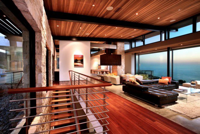 Living Area With Black Cherry by Mohit Kumar Living-room Contemporary | Interior Design Photos & Ideas