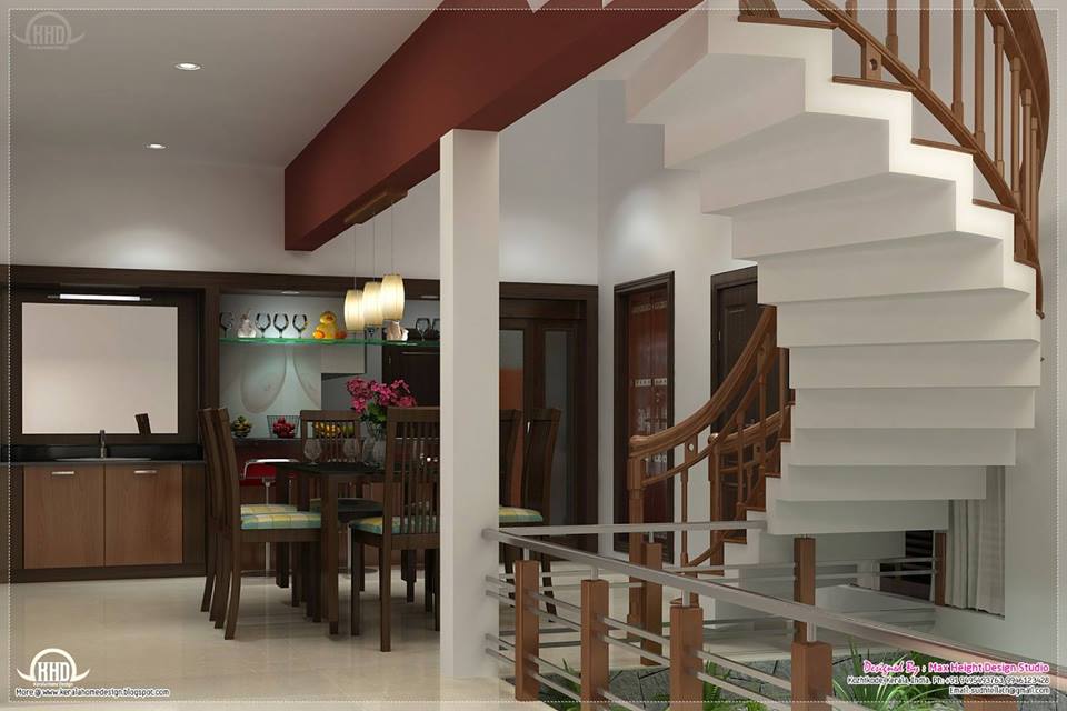 Classic Dining Room With Stairs by Mohit Kumar Indoor-spaces Contemporary | Interior Design Photos & Ideas
