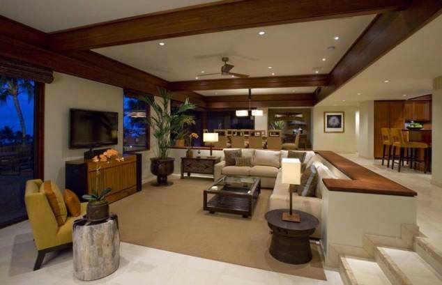 Classy Living Room With Outdoor View by Mohit Kumar Living-room Contemporary | Interior Design Photos & Ideas