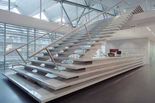 Ivory Shaded Modern Staircase by Mohit Kumar Modern | Interior Design Photos & Ideas