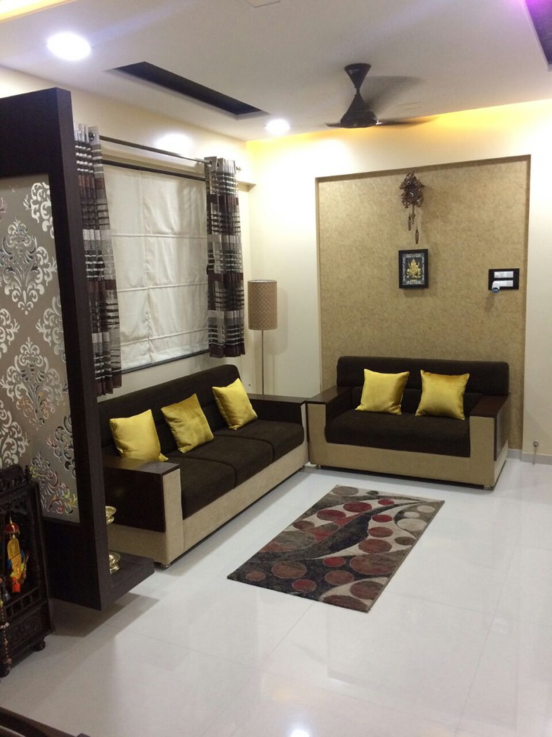 Modern living room by Jitesh Dhoka Modern | Interior Design Photos & Ideas